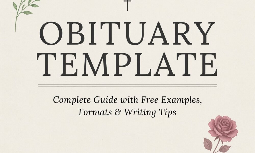 obituary template