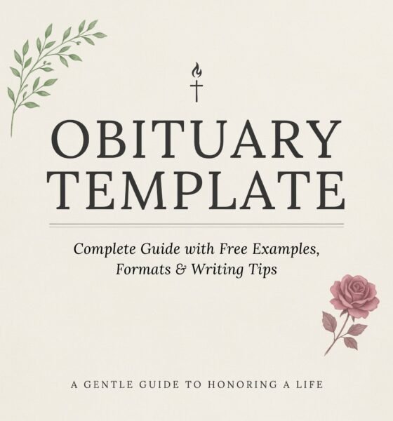 obituary template