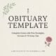 obituary template