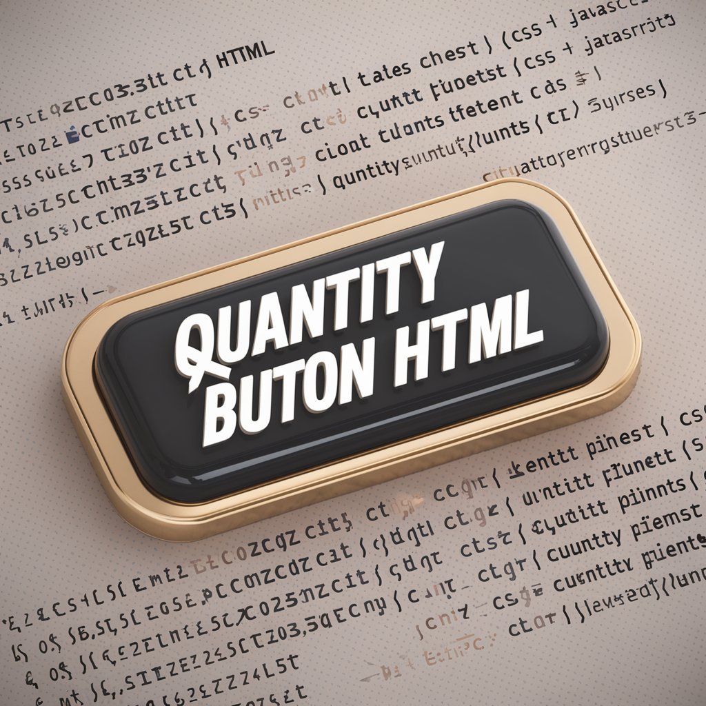 quantity button html